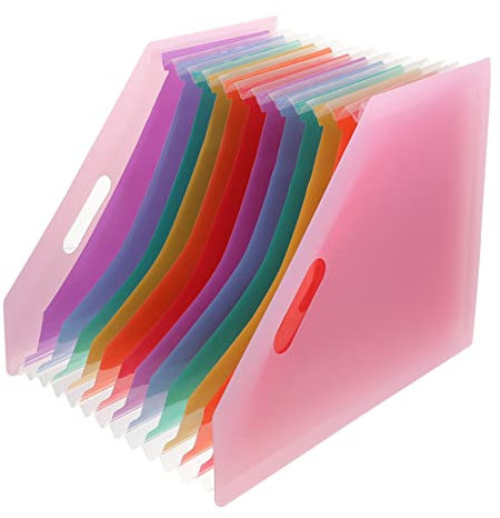 HONMEET Ordner Großer Dokumenten Organizer mit Fächern Langlebig und Wasserabweisend für Büro und Schule Perfekter Quittungsorganisator