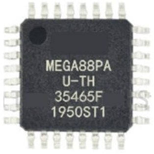 NOZLIHMH ATMEGA88PA-AU ATMEGA88PA ATMEGA88 Chipset QFP32(10pcs)