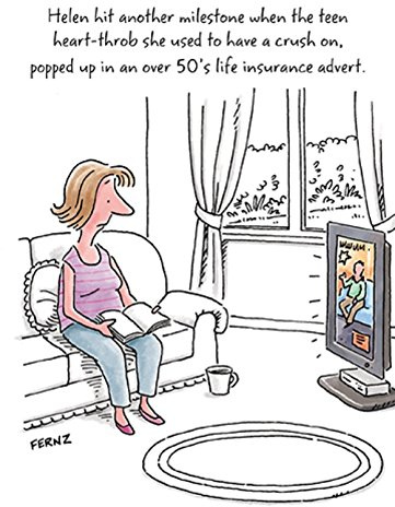 Helen's Heart Throb Funny Birthday Greeting Card Fernz Humour Cards
