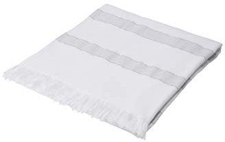 TOM TAILOR 0100271 Frottier Strand- und Liegetuch Hamam 1x 90x180 cm silver