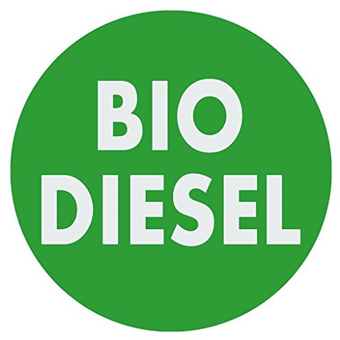 Schilderio Bio Diesel Aufkleber 80 mm rund selbstklebend wetterfest Outdoor