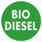 Schilderio Aufkleber Bio Diesel Durchmesser 80mm, selbstklebend, Kratz und Wetterfest