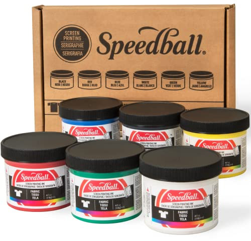 Speedball Fabric Screen Printing Ink Starter Set