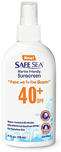 Safe Sea Sonnenschutzspray LSF40, Quallen und Seeläuse, sehr wasserabweisend, 1 Stück