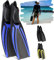 Khroom Schnorchelflossen für Erwachsene 36-47 | Hochwertiges Produkt Made in Italy | Taucherflossen für Damen/Herren | Schwimmflossen Erwachsene zum Schnorcheln (Blau, 36-37)