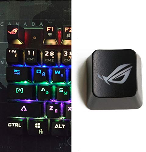 BIlinli 1PC DIY ABS Hintergrundbeleuchtete mechanische Tastatur Tastaturkappe R4 Höhe Persönlichkeit Durchscheinende Tastenkappe ESC