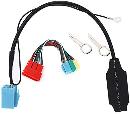 Qiilu 20pin/8pin Bluetooth 5.0 Audio Adapter Radio Connector Car Stereo Fit for A2 A3 8L 8P TT
