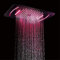 MTYLX Wasserhahn, Duschsystem mit Wasserfall und Nebel, drei Funktionen, LED-Fernbedienung, eingebettete Dusche.