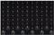 Spetebo LED Lichtervorhang Schneeflocken - 200 cm - mit 83 LED 8 Leuchtfunktionen und Timer - Weihnachten Advent Winter Fenster Dekoration