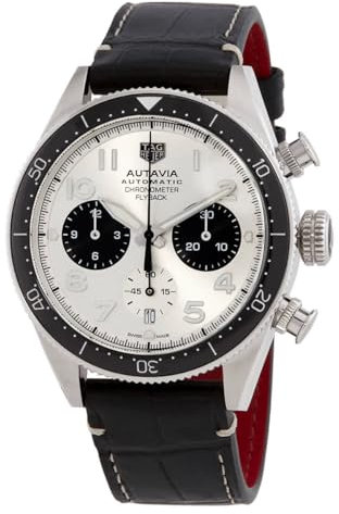 TAG Heuer Autavia CBE511B.FC8279 Chronographe Automatique Flyback Diamètre 42mm Noir Vintage 42mm, Noir , 42 mm, Vintage