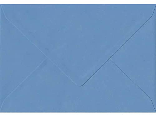 C5 Coloured Envelopes for A5 Greeting Cards Wedding Invitations & Crafts (162x229mm) Pack of 40 (Blue)