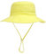 YANWANG Bebé Niños Ajustable Bucket Sun Hat, UPF 50+ Protección Solar Gorra de Playa para Niños Pequeños Niñas(Yellow,6-24Months)