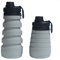 Populaire 750ml Folding Tumbler Réutilisable Silicone Pliable Sport Bouteille d’Eau avec Pill Case