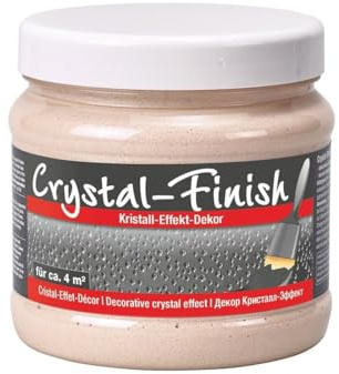 Dimex Dekorative Metallic Wandfarbe Crystal Finish CREME 750 ml - Wandfarbe - Innenfarbe - Deckenfarbe