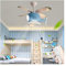 Leise Ventilator lampe Hubschrauber Deckenventilator mit LED -Licht Deckenventilatoren mit Lampe und Fernbedienung dimmen Reversible Multi-Geschwindigkeit for Kinderkronleuchter mit Lüfter ( Color : B
