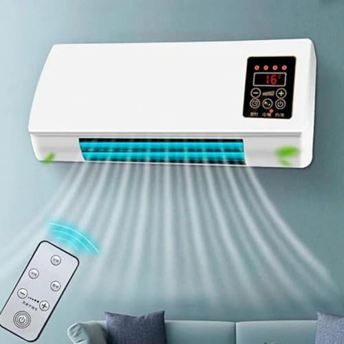Climatiseur Split Intelligent Portable - Mural Chauffant et Rafraîchissant avec Télécommande et Minuterie pour Chambre, Maison, Salle de Bain