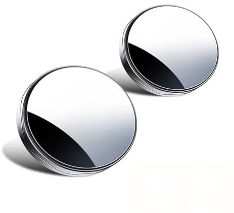 SFGTY 2pcs Seitenspiegel für Auto für BMW X5 X5M E53 E70 F15 G05 F95 25i 25d 30i 360°Weitwinkel Saugnapf-Auto-Konvex-Toter-Winkel-Spiegel HD-Glas-Spiegel Autospiegel-Zubehör,A1