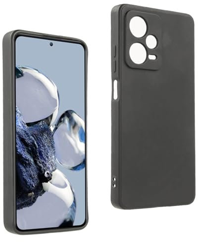 Funda Carcasa para XIAOMI REDMI Note 12 Pro 5G - 12 Pro+ 5G - 12 Explorer - Poco X5 Pro, Anti-Deslizante Negra, Elegante y Ligera, TPU Flexible Premium