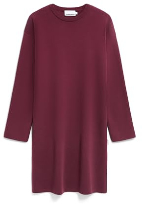 ARMEDANGELS Damen Strickkleid aus Bio-Baumwolle ROSANNIAAS Relaxed Fit Cranberry Juice M