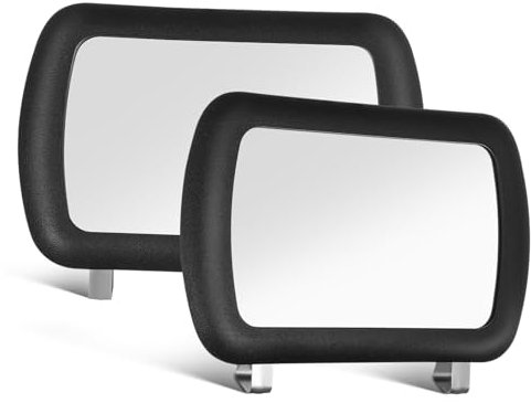 ULTECHNOVO 1 Jeu Pare-soleil De Voiture Miroir De De Voiture Avec Lumières Porte Du Four À Micro-ondes Four À Micro-ondes Miroir Clip-on Miroir Intérieur Miroir De Visière 2 Pièces