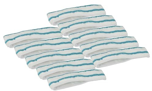 vhbw 10x Ersatzbezug kompatibel mit Leifheit Window Washer M Einwascher, Fensterreiniger