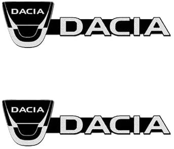 Auto Abzeichen Logo Aufkleber für Dacia Duster Logan MCV Sandero Stepway Dokker Lodgy, Auto-Emblem Logo Aufkleber für Lenkrad Zubehör/Motorhaube Vorne und Hinten Kühlergrill Front Motorhaube