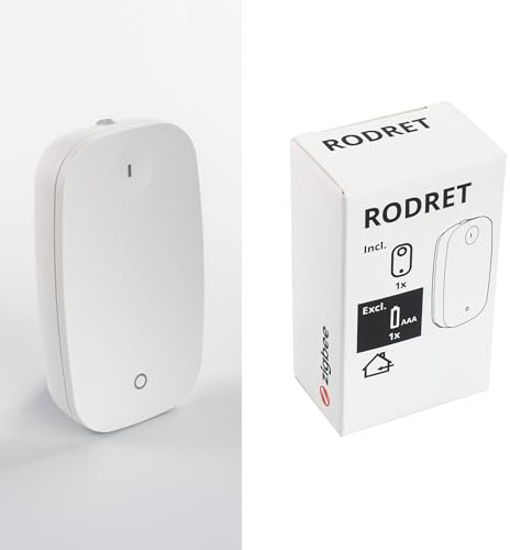 RODRET Zigbee Wireless Remote Control/Dimmer Switch for Smart Home Systems, Works with TRADFRI/DIRIGERA, White