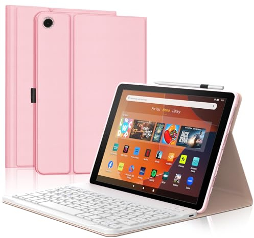 FOGARI Für Amazon Fire HD 10 2021/2023 (11th/13th Gen) Hülle Tastatur