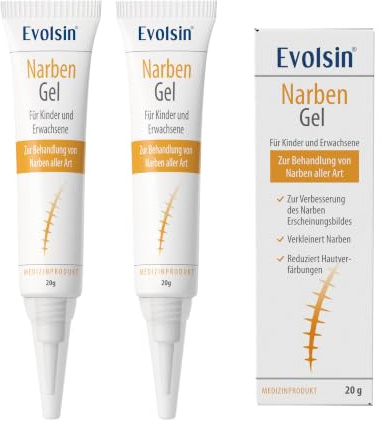 Evolsin® Narbengel Doppelpack (2x20g) für Kinder & Erwachsene