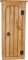 MiaMöbel Hängeschrank Mexico Möbel 35x78x20 cm Landhausstil Massivholz Pinie Honig