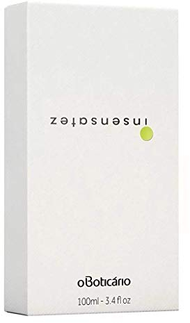 O Boticário Insensatez Eau de Toilette EDT Colonia Profumo Uomo | Fragranza Agrumato Legno Rosa e Gelsomino 100ml