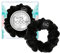 invisibobble Haargummi Schwarz Scrunchie True Black, Haargummis starker Halt für Mädchen & Damen, Scrunchies Samt Schwarz, designed im Herzen Münchens Cherry Blossom