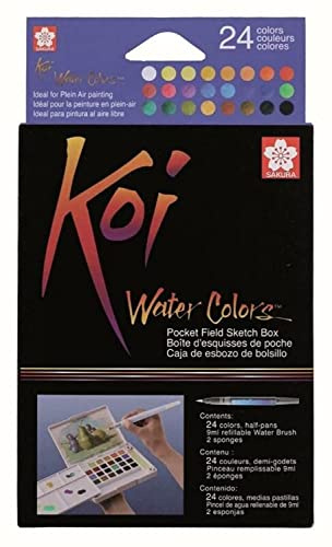 Sakura Koi aquarel box 24 napjes met brush