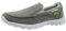 ChayChax Zapatos de Lona para Hombre Cómodo Mocasines Ligero Transpirable Náuticos Slip On Zapatillas de Deporte,Gris,45 EU=Fabricante 46