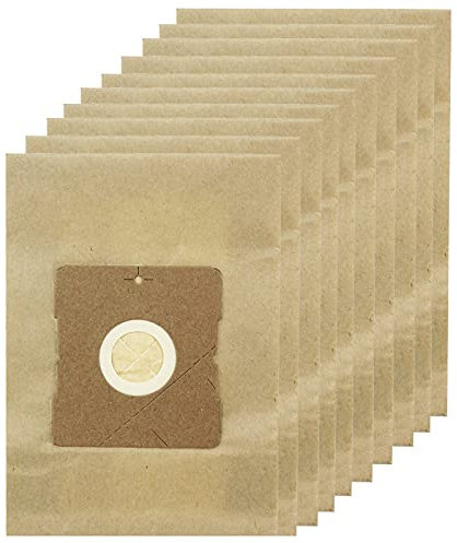 SPARES2GO Dust Bags for AmazonBasics VCB43B1-70EUK Cylinder 3.0L Vacuum Cleaner (Pack of 10)