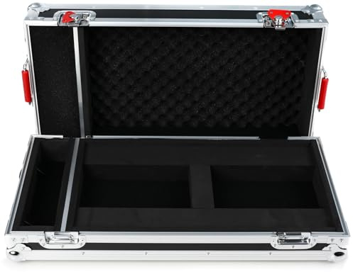 Gator Cases G-Tour ATA Live-In Tour-Koffer mit Rollen für Line 6 Helix Gitarren-Multi-Effektprozessor, schwarz (GTOURHELIXFLOOR)