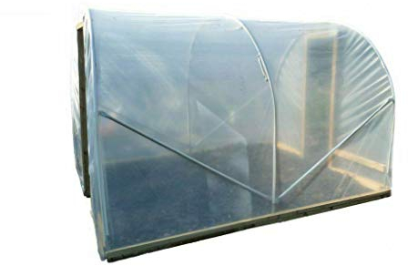Elixir Gardens Greenhouse Polythene Polytunnel Cover | 7.3m, 9.2m, 11.1m & 14m Widths & 5m-50m Lengths Available | Clear Film Sheeting | 9.2m x 10m