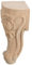 Fltaheroo 4 Stueck 10 x 6cm europaeischen Stil massivem Holz geschnitzt Moebel Fuss Beine TV Schrank Sitz Fuesse
