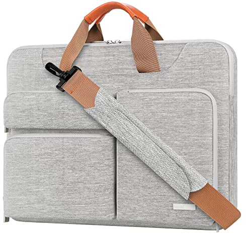 Lacdo 360° Protection Housse Ordinateur Portable pour 14 Pouce New MacBook Pro M4/M3/M2/M1 Chips Pro Max A3112 A3401 A3185 A2918 A2992 A2779 A2442 2024-2021, HP ASUS Dell Lenovo Chromebook 14, Gris