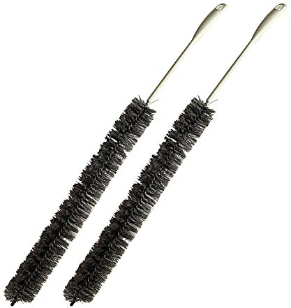 Preisjubel ILODA 2X Heizkörperbürste ca. 79cm lang stabil, Borste Ø ca. 6cm, Heizkörperreinigungsbürste, Heizungsbürste, Bürste für Heizkörper Heizungskörper, Reinigungsbürste Rippenheizkörper