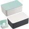 Feuchttücher Box Baby, Feuchtes Toilettenpapier Box, Grün GrauTissue Aufbewahrungskoffer für Unterwegs, Feuchttücher Spender, Serviettenbox