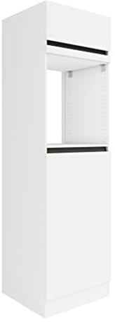 idealShopping GmbH Küchen Kühlschrankumbau Luca HOMK660-0+ in weiß matt 60 cm breit