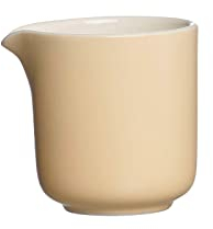 Ritzenhoff & Breker Milchkännchen Jasper, Gießer aus Keramik, 170 ml, Vanille, Sahnekännchen für Kaffee & Kuchen, Steinzeug