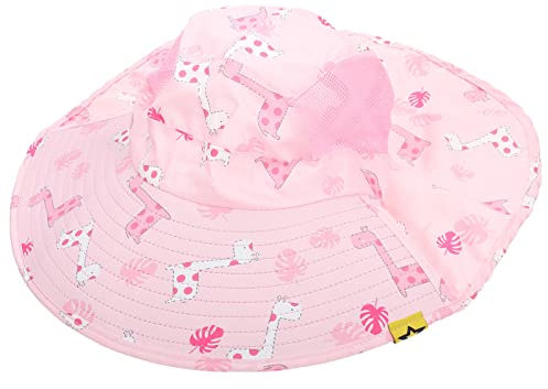 Gatuida Sonnenhut Für Junge Mädchen Mit Nackenschutz Atmungsaktiver Junge Mädchen-Sonnenhut Aus Musselin Bietet Uv-Schutz Und Schatten Für Reisen Und Outdoor-aktivitäten