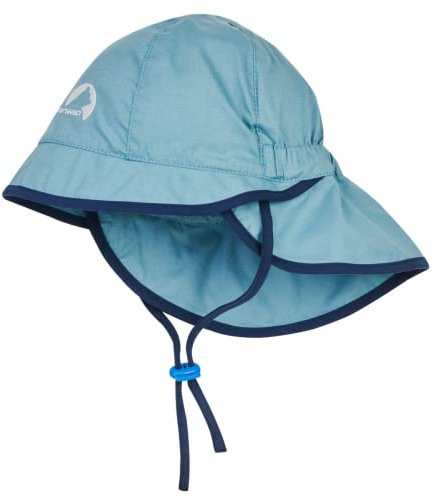 Finkid Helle Blau - Leichter Kinder Bio-Baumwoll Sommerhut, Größe XS - Farbe Seaport - Waterfall