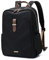GOLF SUPAGS Laptop Rucksack Damen Elegant 14 Zoll Schulrucksack Herren Tagesrucksack Wasserdicht Schultasche mit Laptopfach Backpack Groß Daypacks für Uni Travel Reise Schwarz