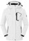 donhobo Damen Outdoorjacke Winddicht Wasserdicht Atmungsaktiv Funktionsjacke Verdickt Fleece-Futter Winterjacke Softshelljacken Wanderjacke (Reines Weiß, XL)