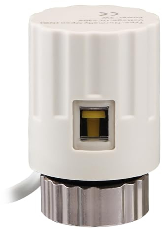 Wengart Attuatore Termico a 2 Fili WG2210,AC230V Normalmente Aperto M30*1.5 Funzionante per Collettori di Riscaldamento a Pavimento