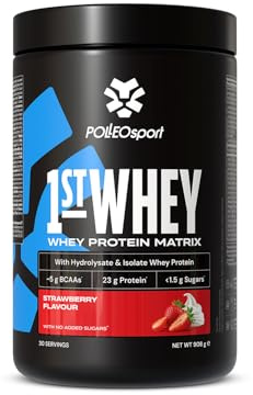 Polleo 1st Whey (Strawberry, 908 g)