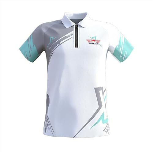 BULL'S Max HOPP Matchshirt | 100% Polyester | Offizielles Spielgerät für Darts-Enthusiasten und Fans | Maße M